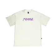 Hypnotik Letters Oversize tee | Vanilla , Purple|  FSHNS