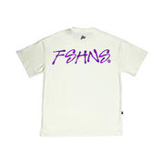 Hypnotik Letters Oversize tee | Vanilla , Purple|  FSHNS