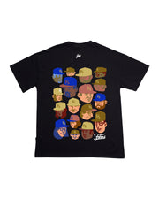 Academy Group Oversize tee | Black, Beige, Blue   |  FSHNS