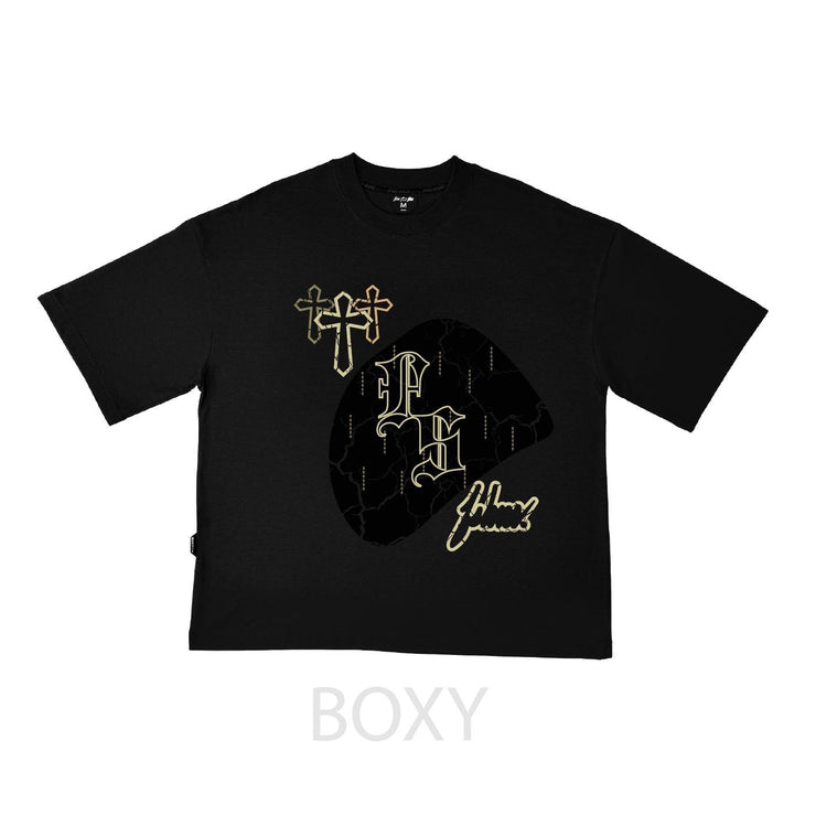 Holy Shadow  Boxy Tee |Black ,Beige  | FSHNS Pray Collection