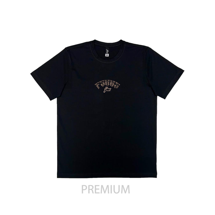 Dust and Glory Small Logo Premium Tee | Black, Chocolate | FSHNS Pray Collection