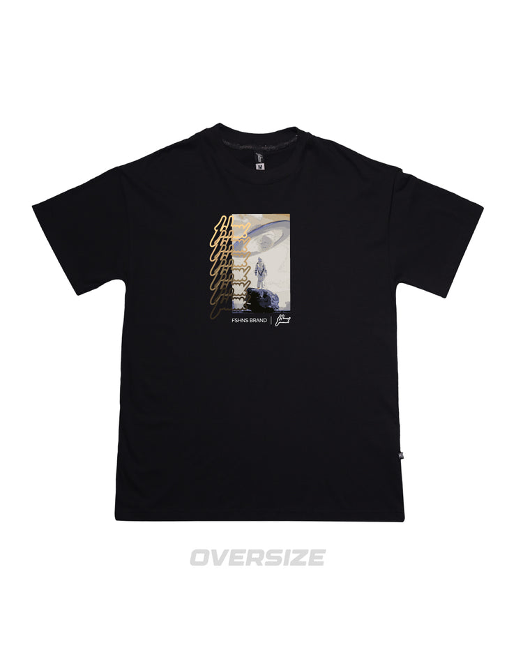 Infinity Astro Oversize Tee| Black , Beige | FSHNS