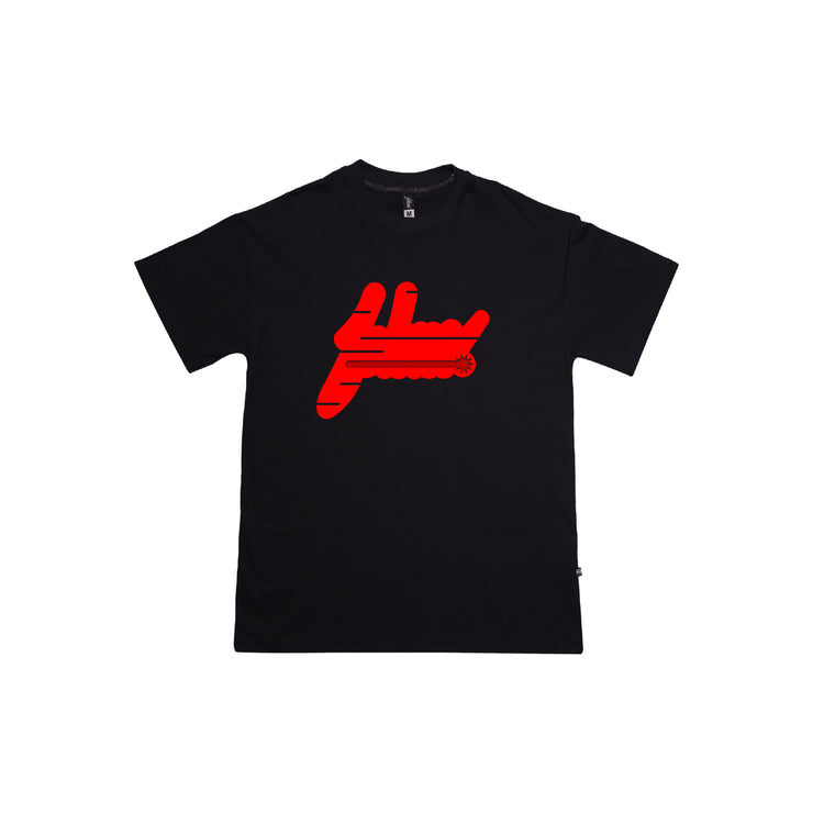 Big Logo Laser Gun Oversize | BlacK, Red, Red Gl. | FSHNS