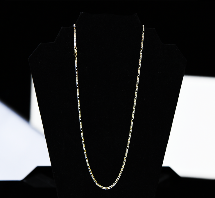 MARINER  CHAIN 22" LONG | GOLD  | SILVER 925