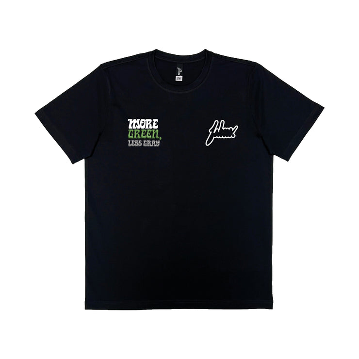 More Green Premium tee | Black |White, Green, Grey |  FSHNS