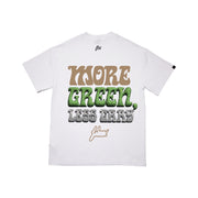 More Green Oversize Tee | |White | Beige, Green, Grey | FSHNS