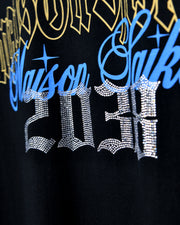 MSK-068 Oversize Tee | Black, Blue y yellow  | Maison Saiko