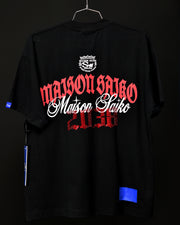 MSK-057 Oversize Tee | Black , Blue, Yellow, Red  | Maison Saiko