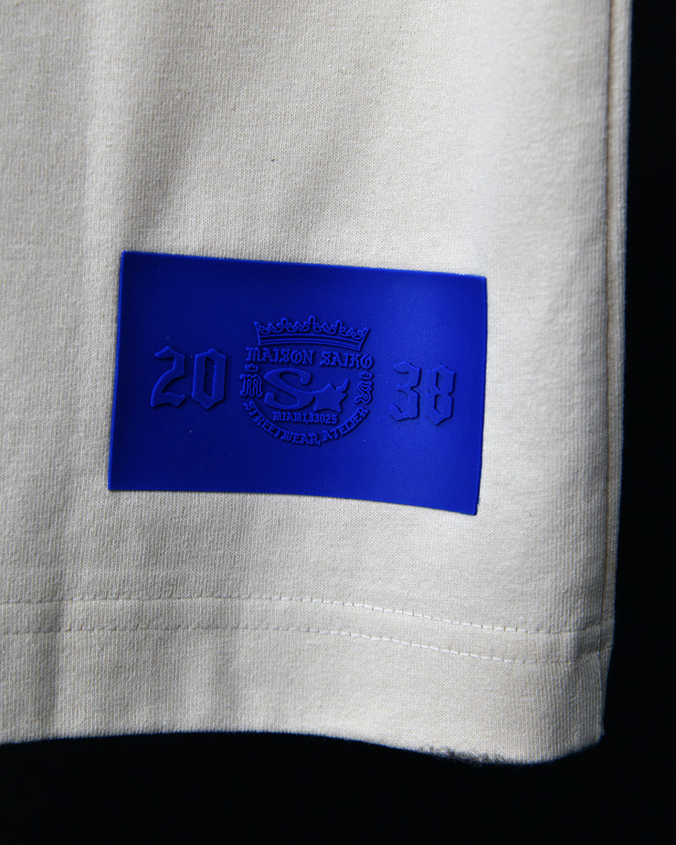 MSK 067 Oversize Tee | Black , Blue, Yellow | Maison Saiko