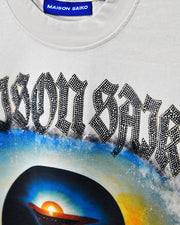 MSK 067 Oversize Tee | Black , Blue, Yellow | Maison Saiko