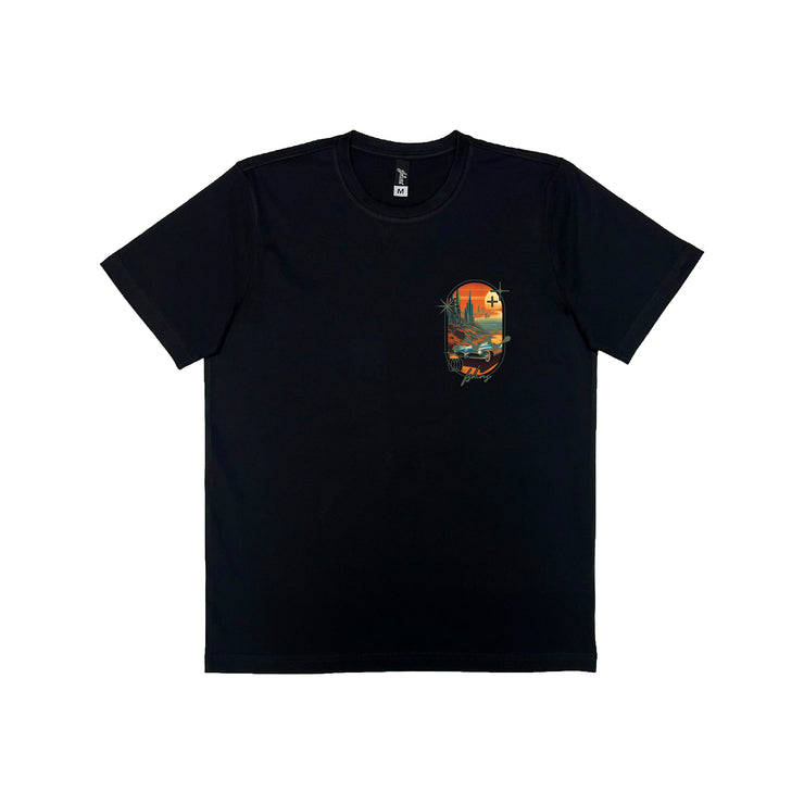 Mars Med Logo Premium tee |  Black  | Retro dimension