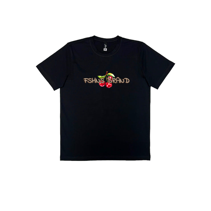 Cherries  Premium  Tee  | Black, Cherries | Fruits FSHNS