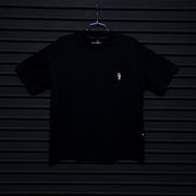 Small Logo OVERSIZE tee| Black  | Sapo Concho (Embroidered)