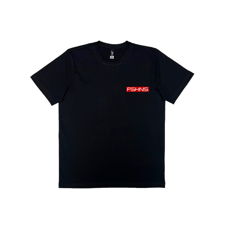 Polygon Box Premium tee | Black, Red, White   |  FSHNS