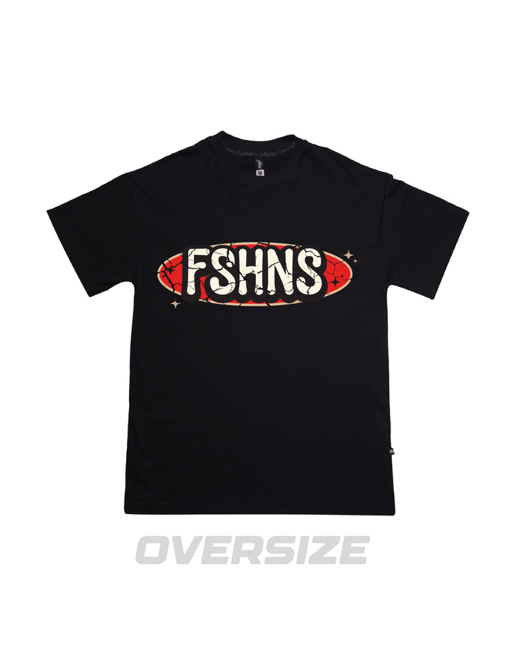FSHNS OVERSIZE tee | Black ,Red,White | Cracked Legacy