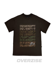 FSHNS OVERSIZE tee | Brown ,Earth Colors | Prosperity Multiply