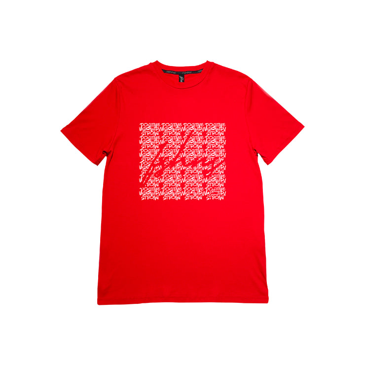 PVS Box Square PIMA Tee | Red | WHITE.| FSHNS