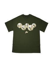 FSHNS Big Pearls  OVERSIZE tee | Olive , Beige  | Ocean Pearl