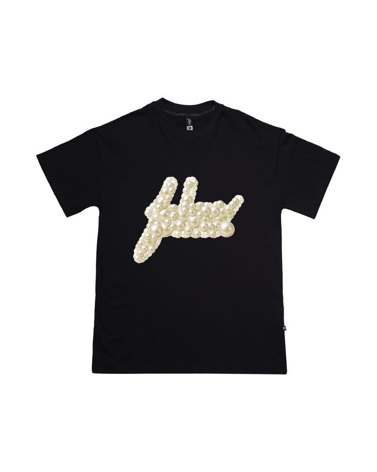 FSHNS Big LogoOVERSIZE tee | Black, Beige  | Ocean Pearl