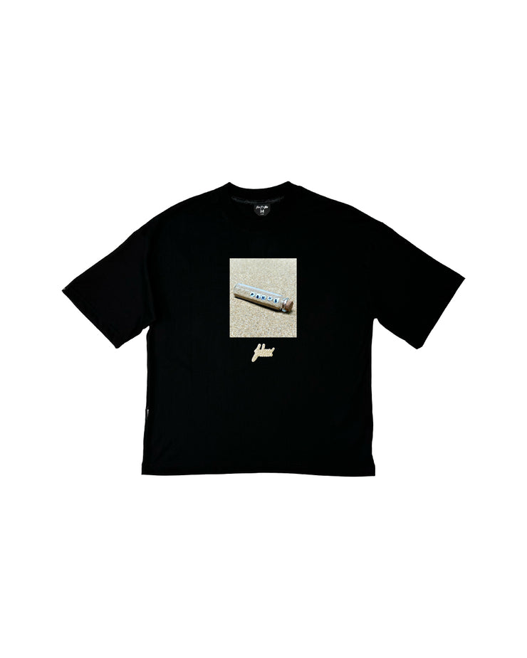 FSHNS Box Boxy Tee | Black , Beige Sand |Ocean Pearl