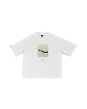 FSHNS Box  Boxy Tee | White , Beige |Ocean Pearl