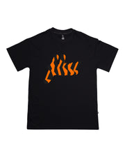 FSHNS Big Logo OVERSIZE tee | Black  , Orange  | Cutter Rhinestone