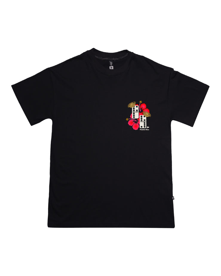 Maga Fl. Oversize tee | Black,  Red | Tropical PR Collection
