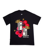 Maga Fl. Oversize tee | Black,  Red | Tropical PR Collection