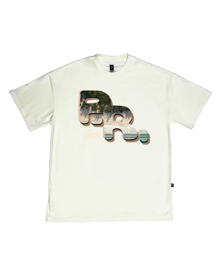 Big PR Oversize tee | Vanilla , Flamenco | Tropical PR Collection