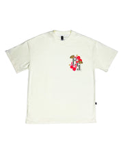 Maga Fl. Oversize tee | Vanilla ,  Red | Tropical PR Collection