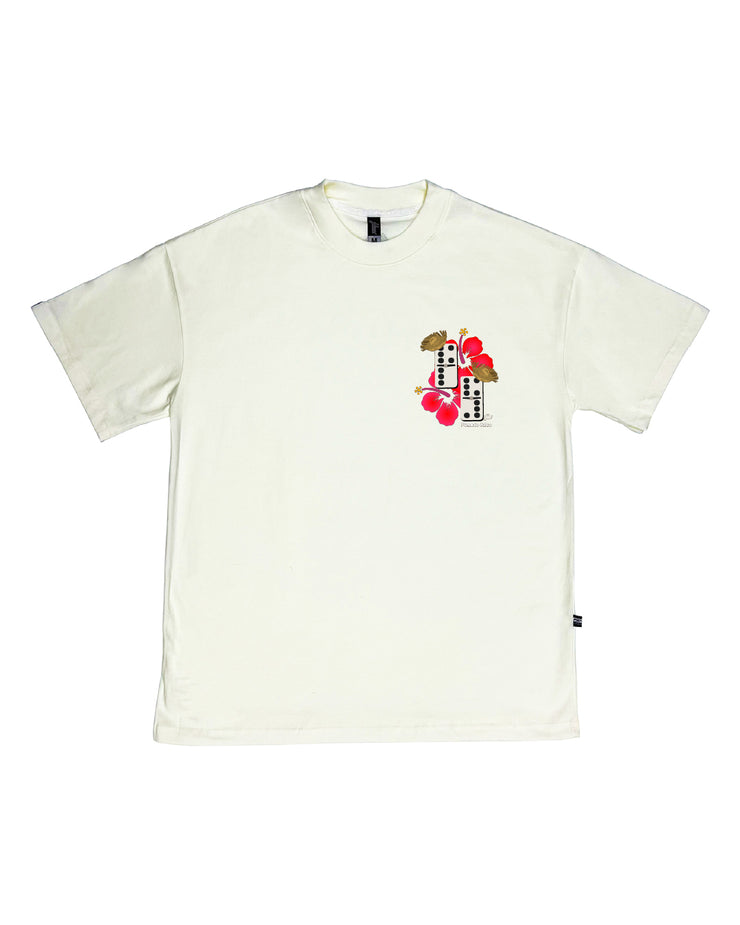 Maga Fl. Oversize tee | Vanilla ,  Red | Tropical PR Collection