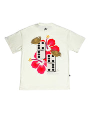Maga Fl. Oversize tee | Vanilla ,  Red | Tropical PR Collection
