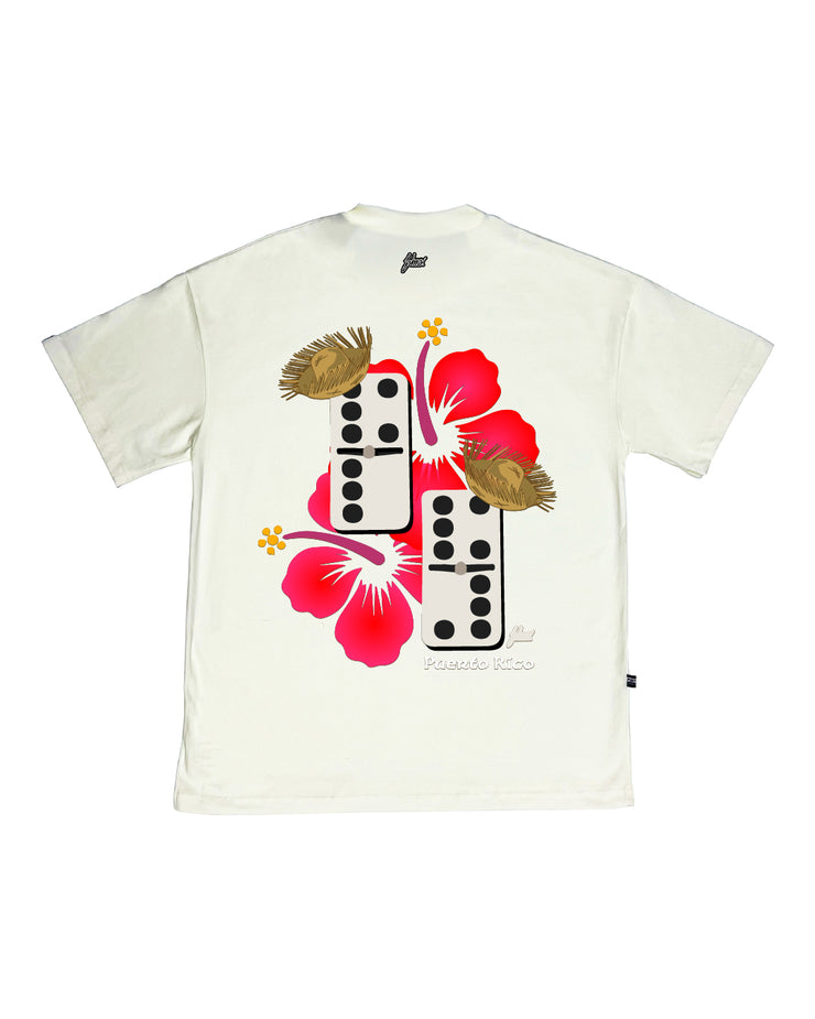 Maga Fl. Oversize tee | Vanilla ,  Red | Tropical PR Collection