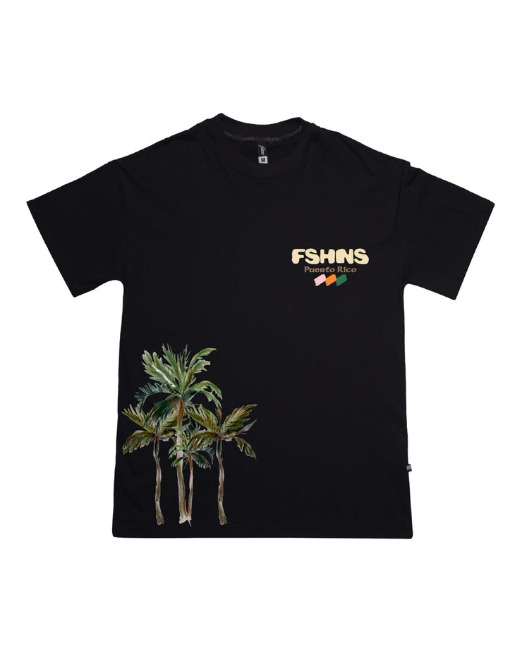 Palm Oversize tee | Black, Green | Tropical PR Collection