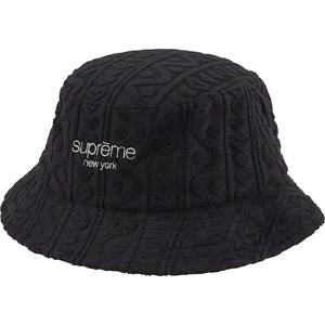 SHAVED TERRY CRUSHER | BLACK  | SUPREME
