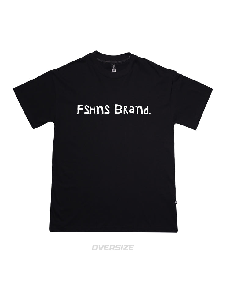 Stone Age Oversize Tee | Black , W. Puff| FSHNS