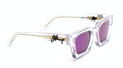 Polarized Kronos Sunglasses | Clear , Purple , black