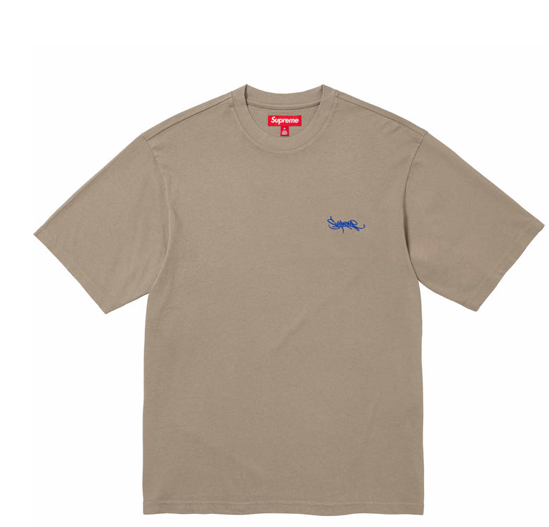 Tag Washed Top | Dark Tan |  SUPREME