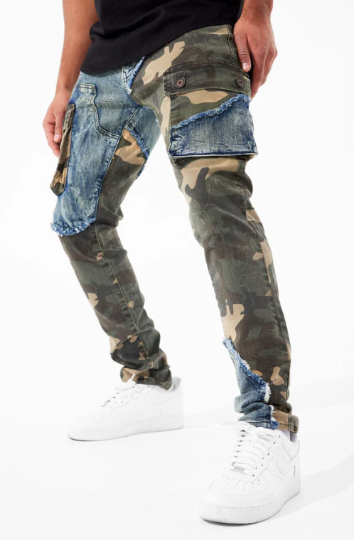 JR 1142C|  Woodland  | Denim Camo