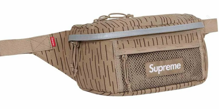 Waist Bag  | Tan raindrop | Supreme