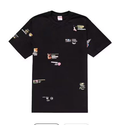 Upset tee Black XXLARGE Supreme Fshns To Go