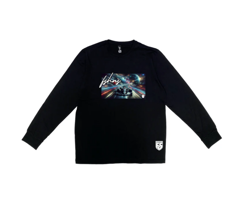 Galaxy street Crewneck | Black,Galaxy colors | FSHNS