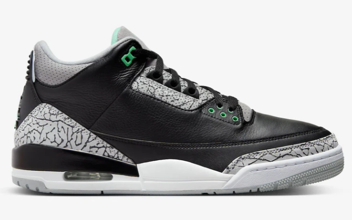 AIR JORDAN 3 RETRO | Black, Green Neon  | JORDAN