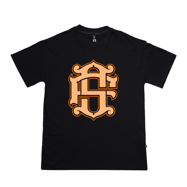 Big Logo  OVERSIZE tee | Black , Coral, Orange  |Zorath Collection