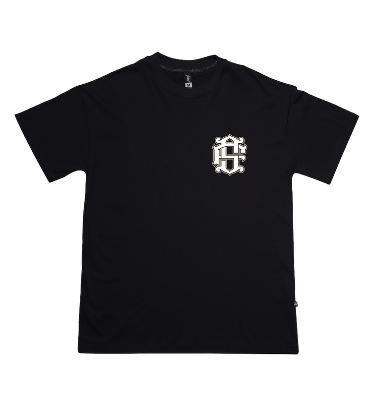 Med Logo  OVERSIZE tee | Black ,White, Beige | Zorath Collection