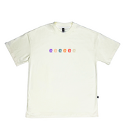 Multilogo OVERSIZE tee | Vanilla, Multicolors  | Zorath Collection