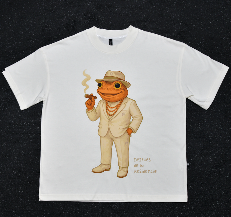 Concho Lux Oversize tee | Vanilla ,  Beige | Sapo Concho Collection