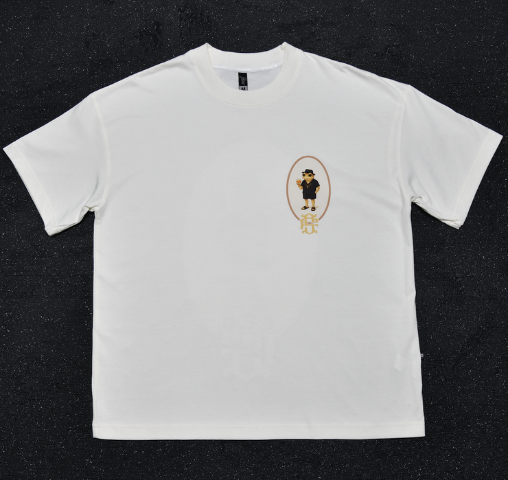 Concho Whisky Oversize tee | Vanilla ,  BLack | Sapo Concho Collection