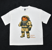 Astro Concho Oversize tee |Vanilla , Beige, Olive | Sapo Concho Collection