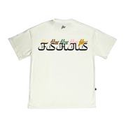 Horizon  Oversize tee |Vanilla, Black  |Arabic Style